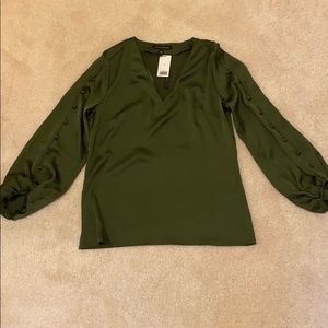 Banana republic button sleeve blouse